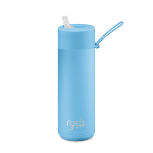 595ml Reusable Ceramic Bottle - Sky Blue