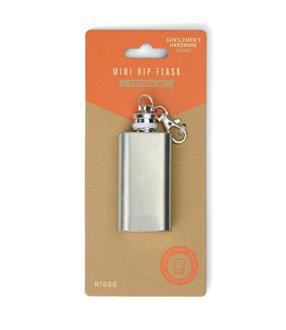 Mini Hip Flask Keyring