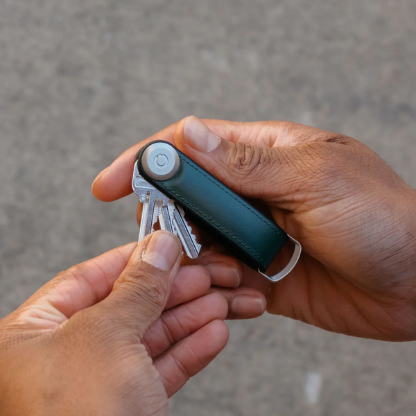 OrbitKey - Hybrid Leather - Pine Green