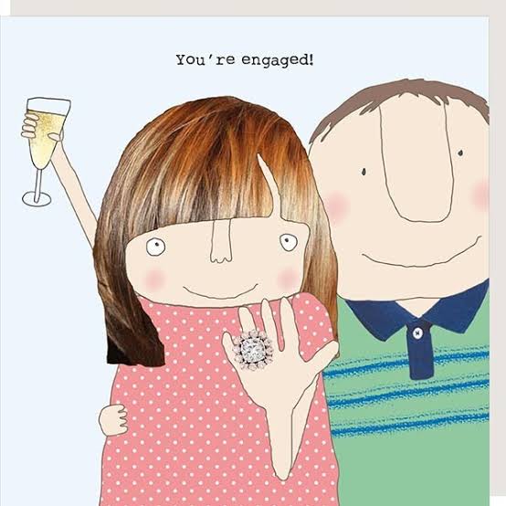 Greeting Card - Engaged