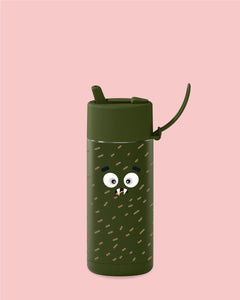 Franksters Ceramic 475ml/ 16oz Reusable Bottle - Khaki Scout