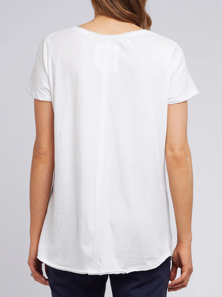 Fundamental Vee Tee - White