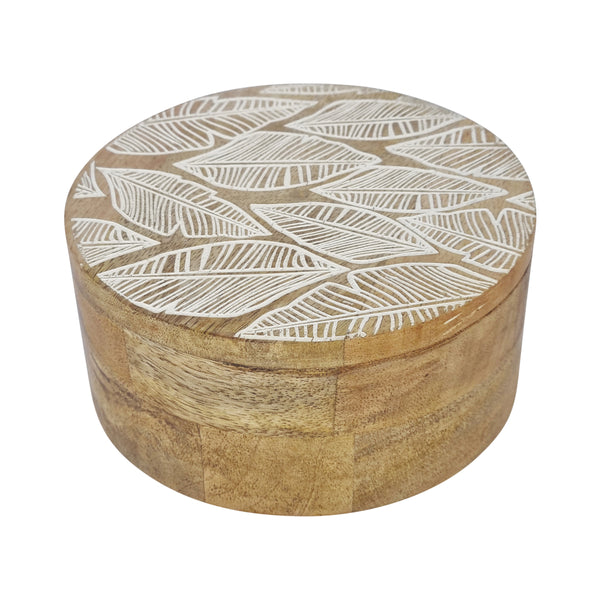 Maya Round Trinket Box