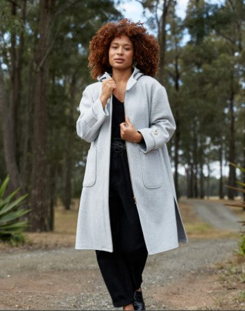 MOHAVE HOOD JACKET - GREY was $149.95 Now $119.95